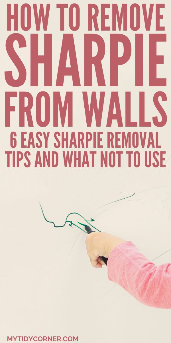 How to Remove Sharpie from Walls