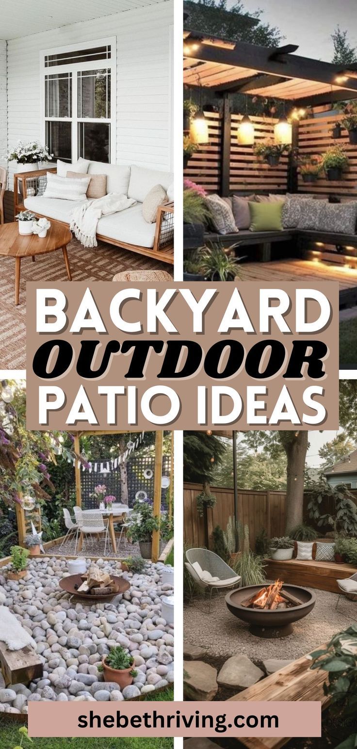 21 Insanely Trendy Backyard Patio Decor Ideas To Recreate