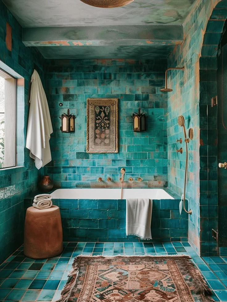 11 Must-See Boho Bathroom Inspirations for a Colorful Makeover