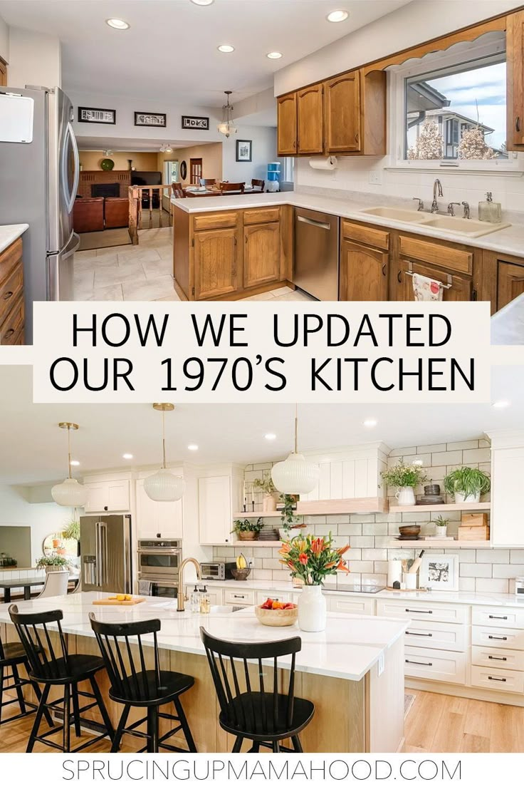 Our 1970’s Kitchen Remodel – Before and After