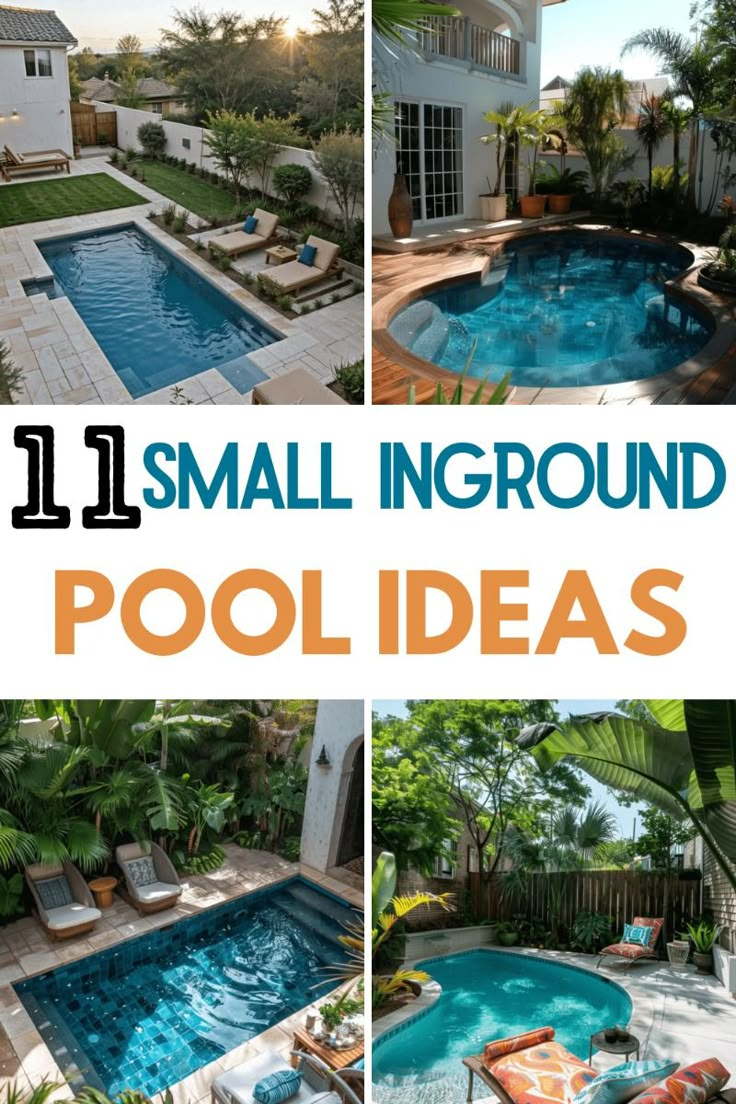 11+ Small Inground Pool Ideas