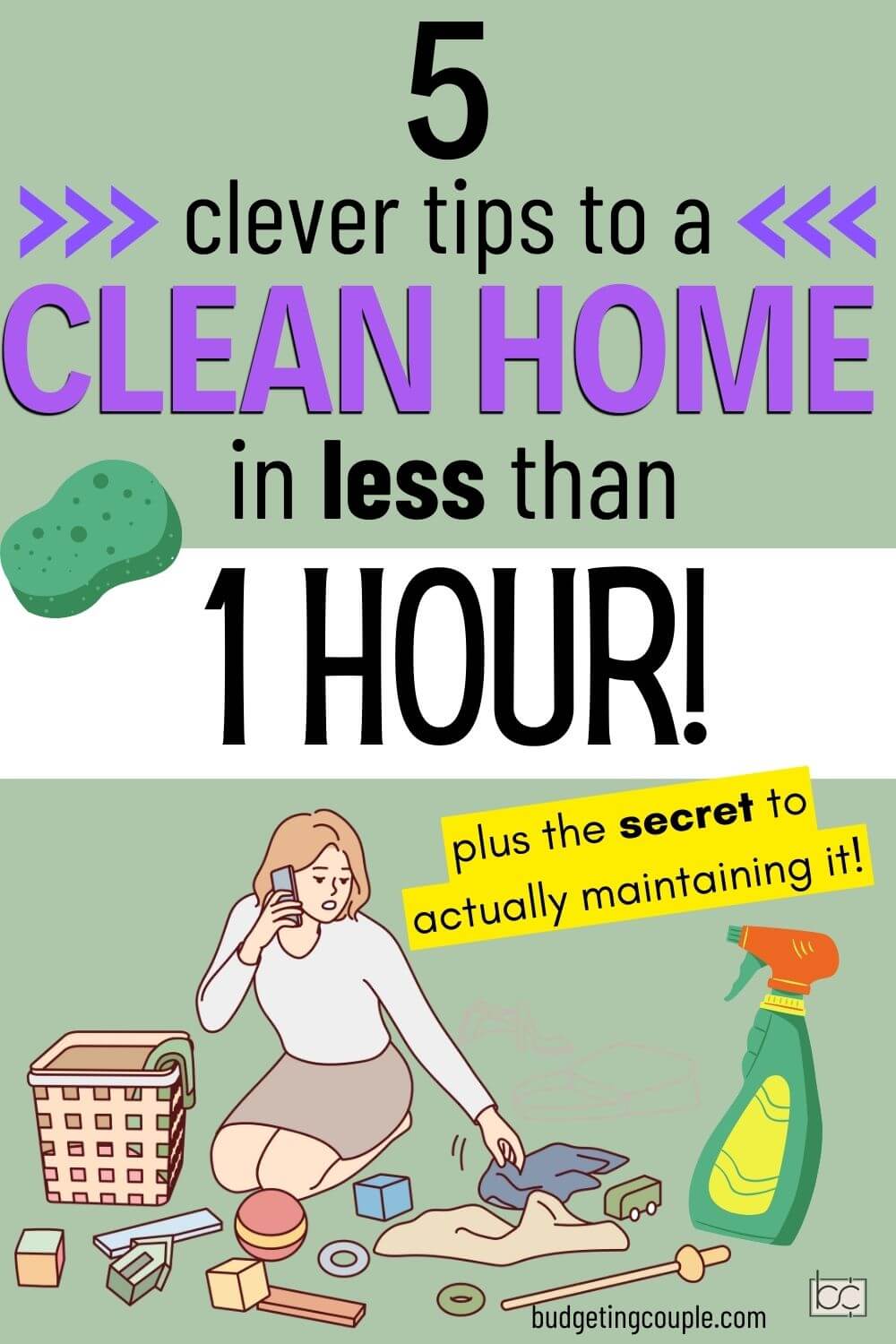 5 Clever Ways to Clean Your Home in Less Than an Hour